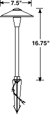 AL-O4 Area Lighting Dimensions