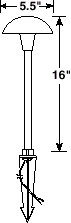 AL-O6 Area Lighting Dimensions