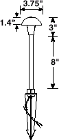 AL-O6-SM Area Lighting Dimensions