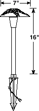 AL-O7 Area Lighting Dimensions